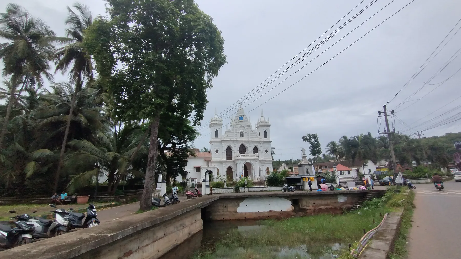 Siolim church from a distance. Photo from Siolim, Bardez, an urbanising village area in North Goa 12