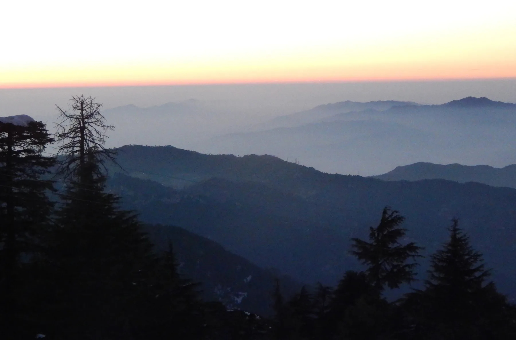 Sunset in netarhatt, jharkhand