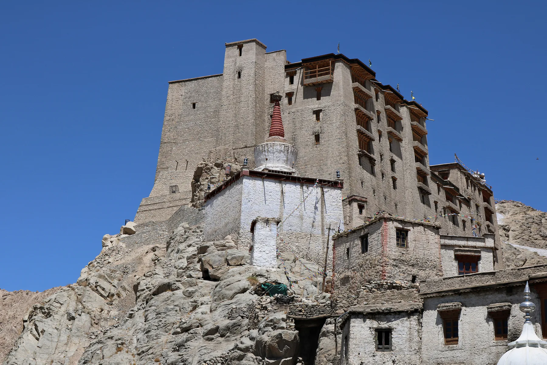 Leh Palace from Central Asian Museum