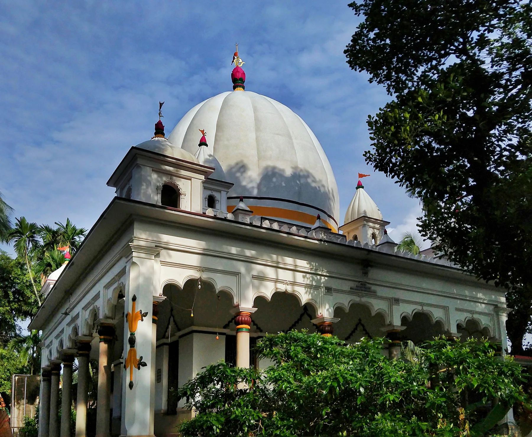 Exterior view of Nabadwip Mahanirban Math