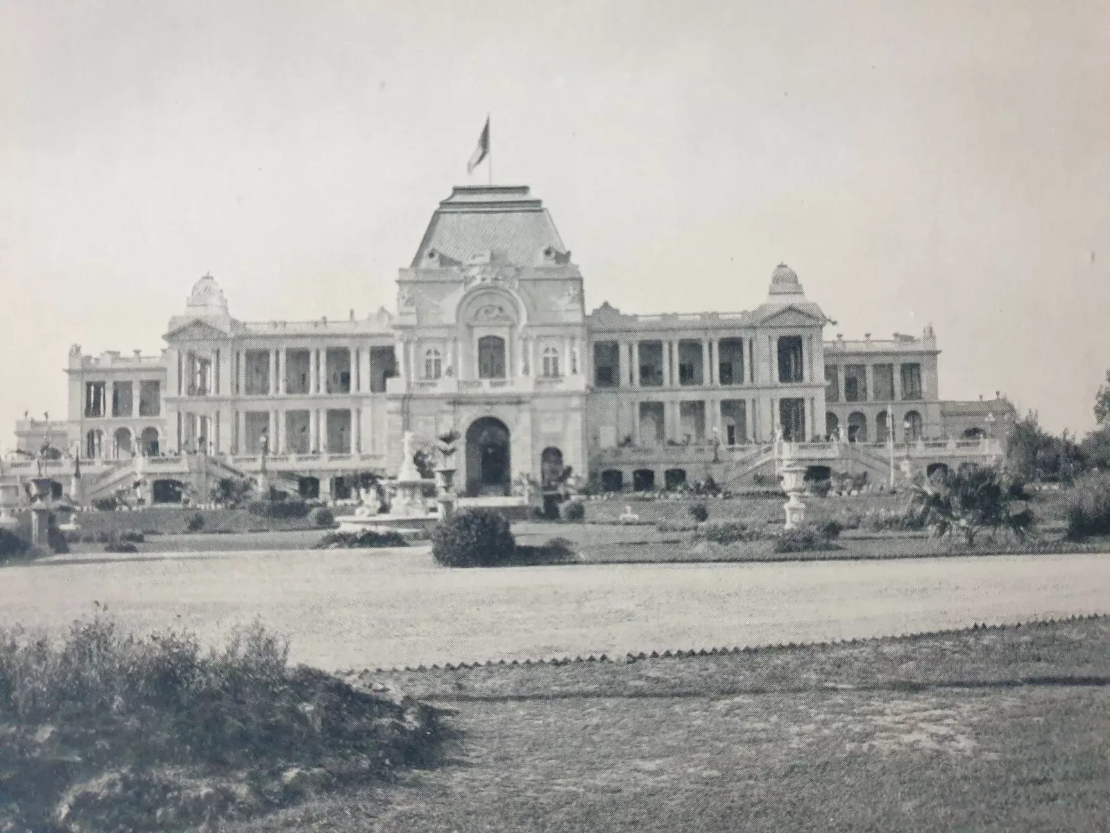 Detail of a photograph of Jagatjit Palace of Kapurthala State