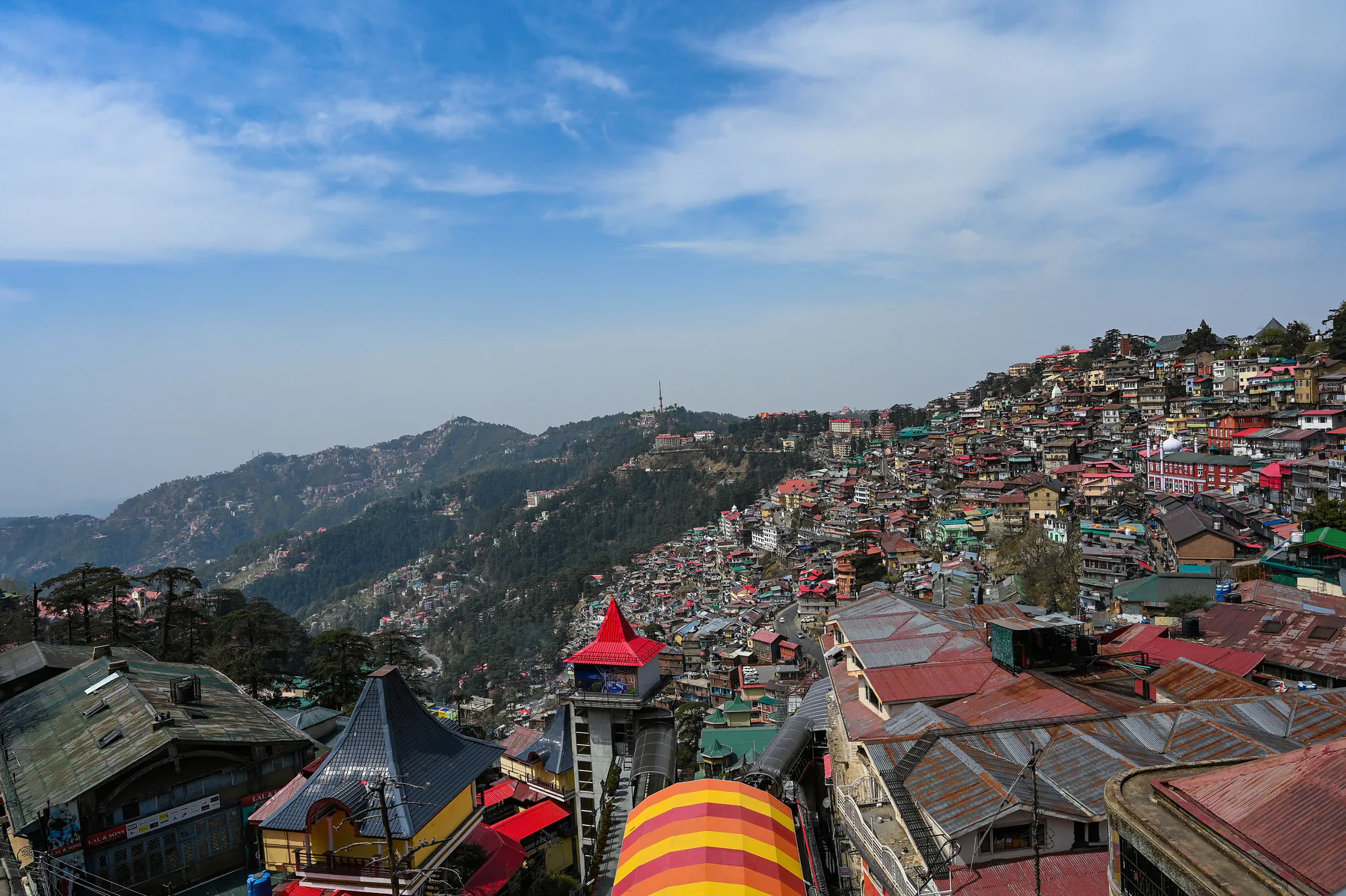 Landscape of Shimla , Himachal Pradesh