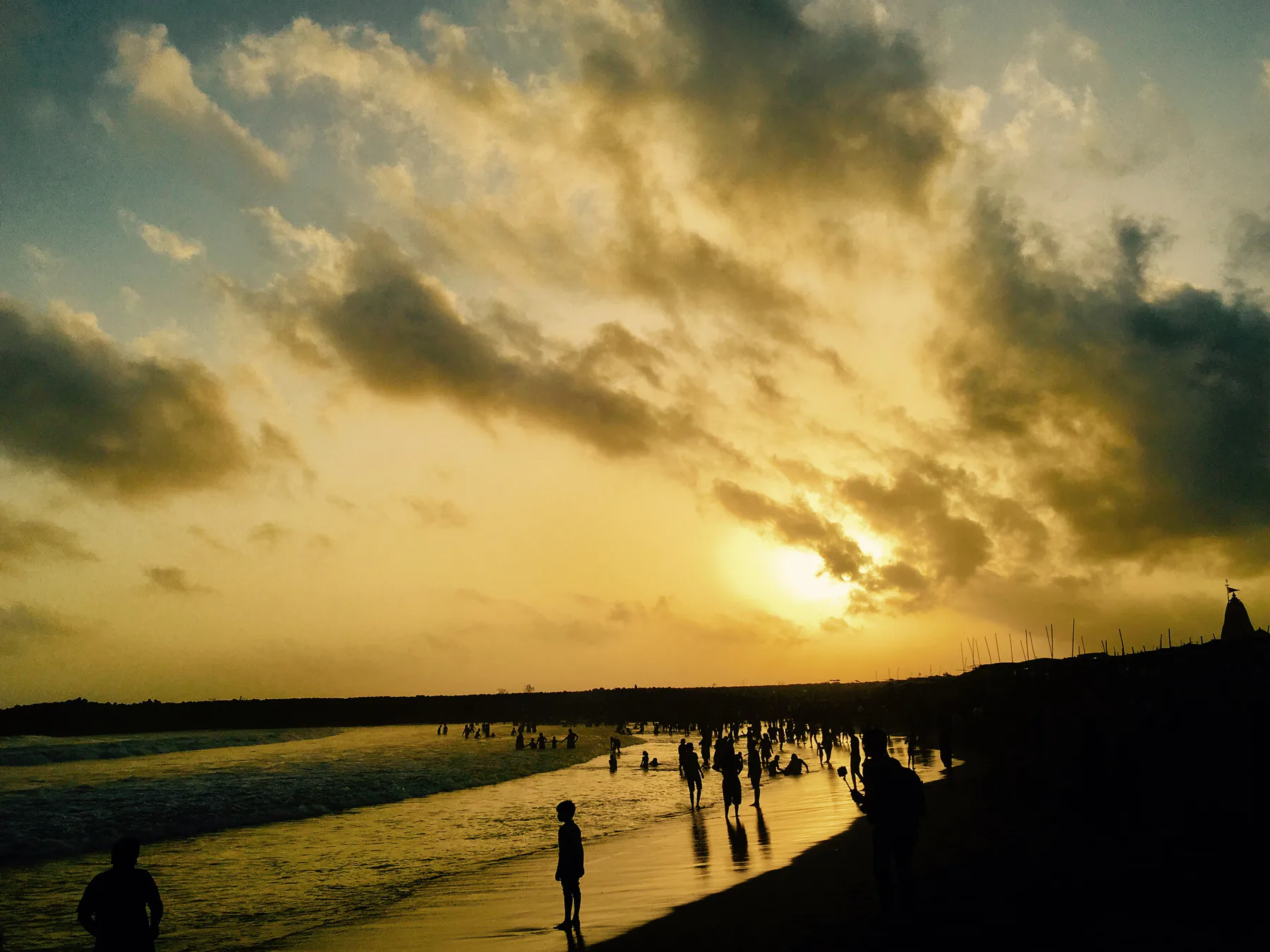 Somnath Beach evening