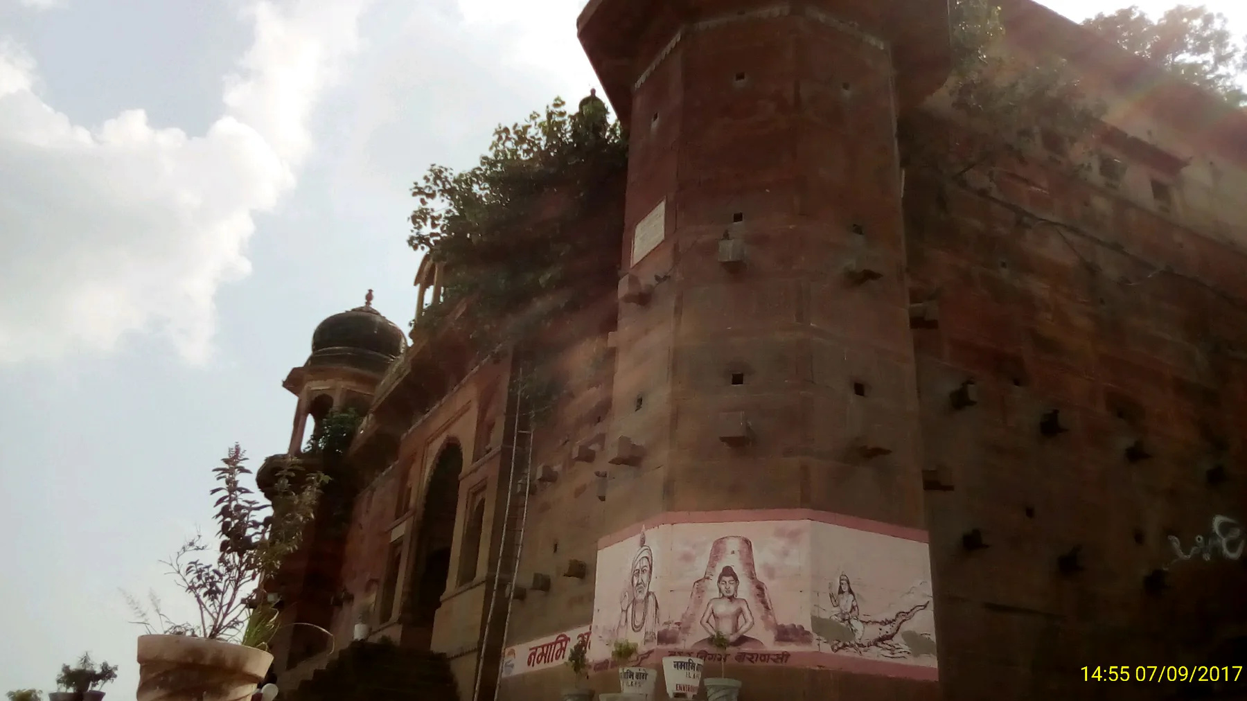 An ancient monument in Tulsi Ghat, Varanasi, Uttar Pradesh, India