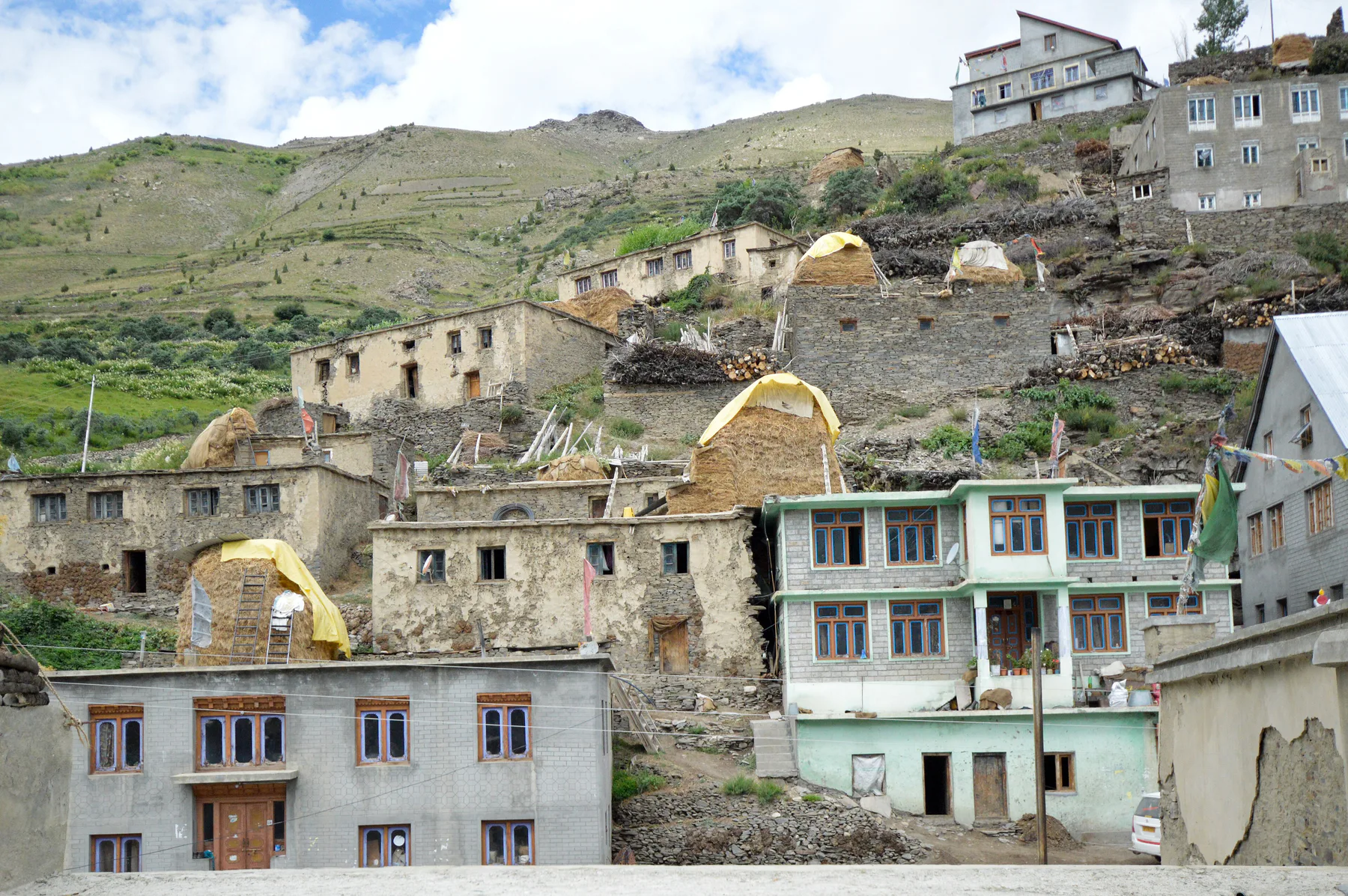 Houses Khangsar Lahaul Himachal Jul16 D32 13056