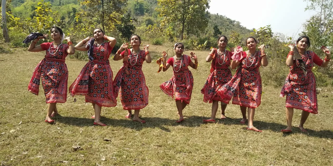 Tribal folk dance, Odisha India