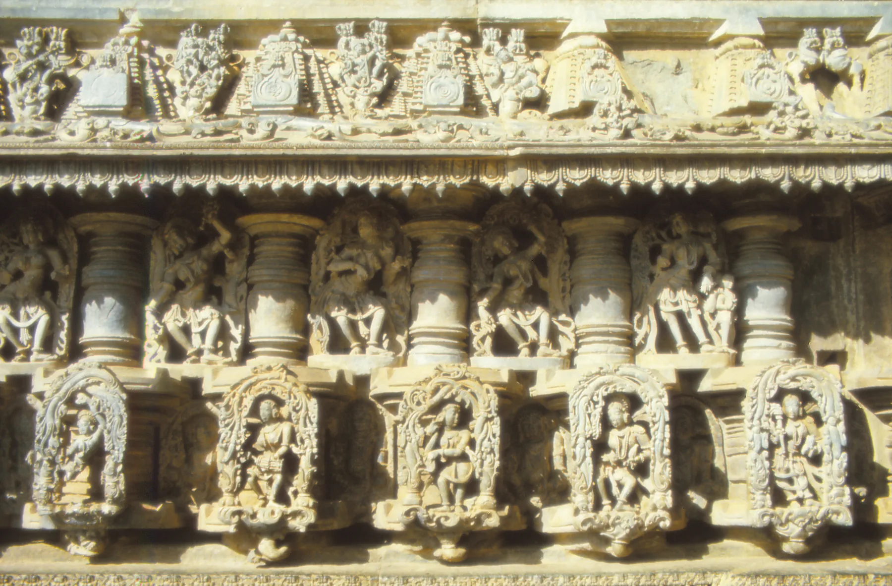Friezes at the Chennakesava Temple, Belur, Hassan, Karnataka, India