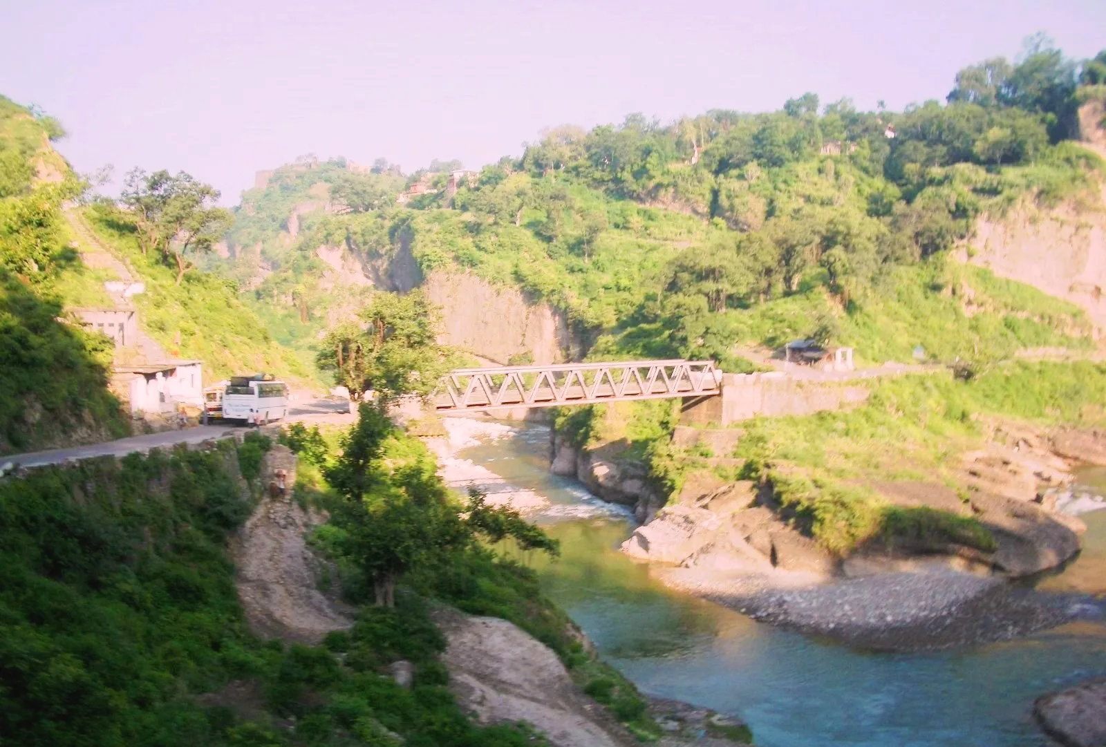 Bridge across the Beas River, south of Dharamsala