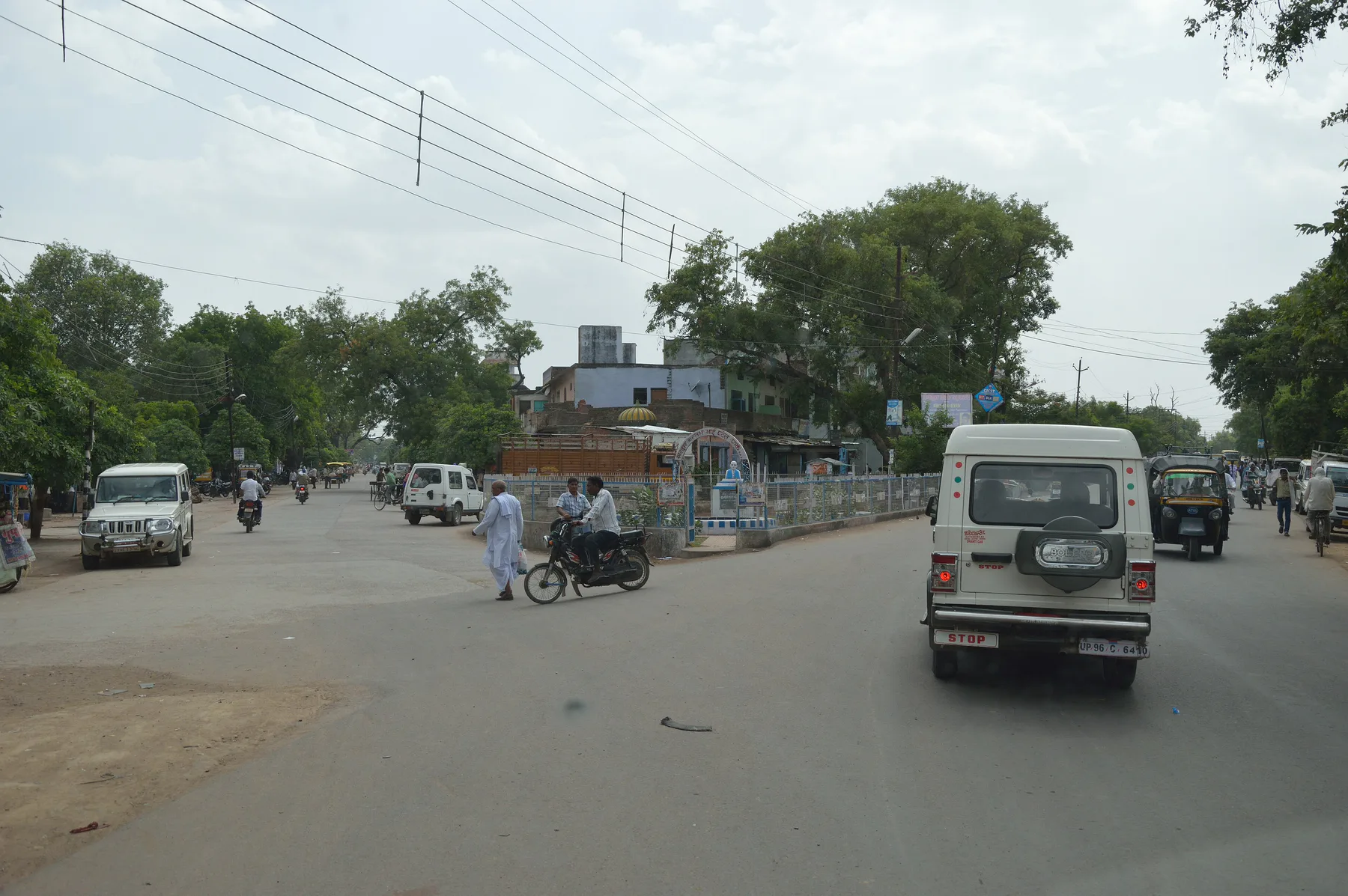 Karvi Road And Ram Ghat Road Junction - Sitapur - Chitrakoot - Uttar Pradesh - 2014-07-04 5723